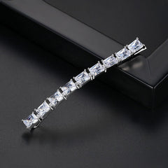 Crystal Longe Hair Clip Bobby Pin Head Jewelry