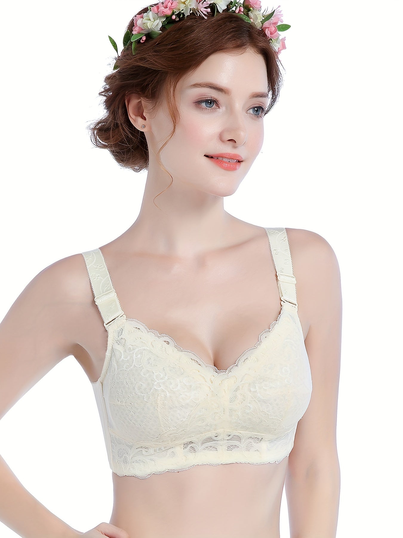 Lace Push Up Bra Full Coverage Women's Lingerie