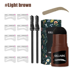 Eyebrow Stamp Powder Lazy Hairline Powder Eyebrow Stencil Contouring Makeup