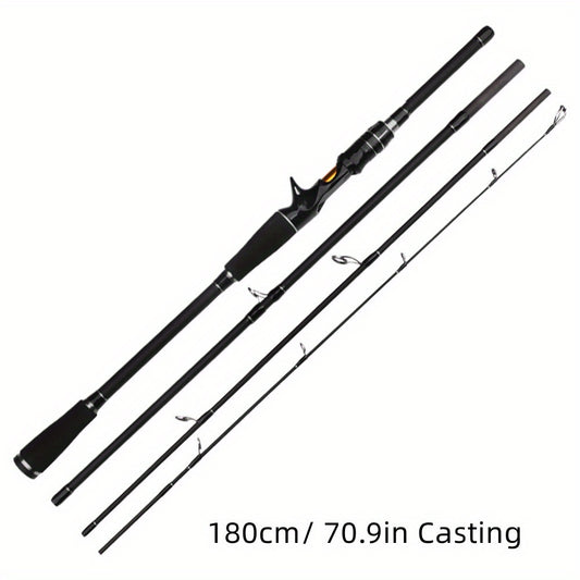 Portable Ultralight Carbon Fishing Rod 4-section 70 87inch 82 68inch