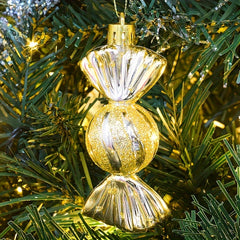 5pcs Christmas Tree Pendant Candy Shape Family Party Decoration