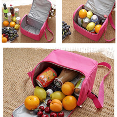 Square Thermal Bag Lunch Bags Insulation Package Kids Insulated Portable