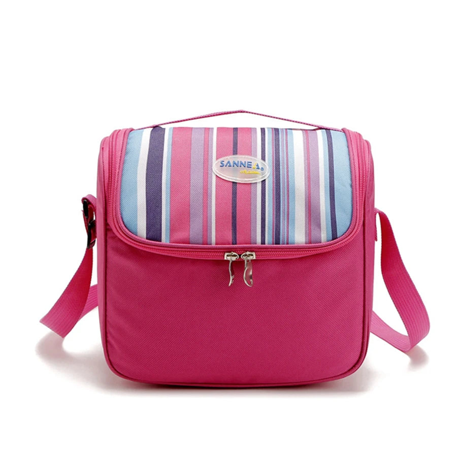 Square Thermal Bag Lunch Bags Insulation Package Kids Insulated Portable