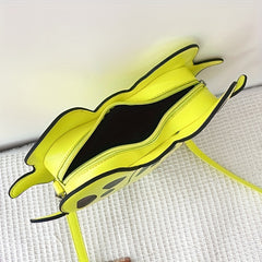 Funny Ghost Skull Shaped Bag Halloween Skull Elf Crossbody Bag