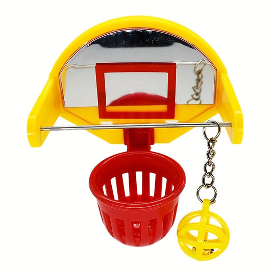 Parrot Bird Toy Training Supplies Budgerigar Basketball Bird Toy