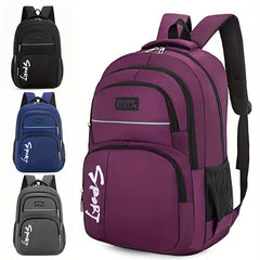 Casual Backpack with Laptop Sleeve for Students Travelers Professionals