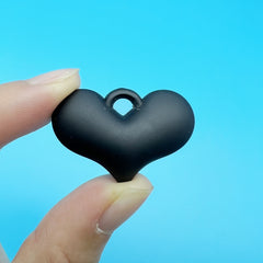 Acrylic Lacquer Heart Necklace Earrings Bag Decoration