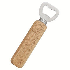 5pcs Portable Wooden Handle Beer Soda Bottle Opener Bar Accessories