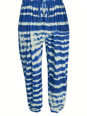  Tie Dye High Rise Jogger Trousers
