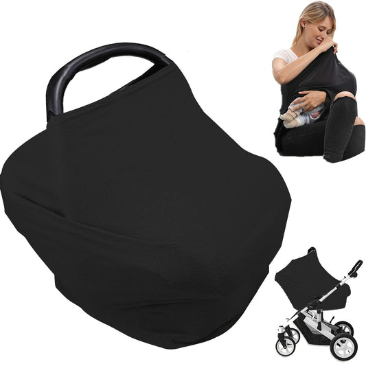 Elastic Breastfeeding Car Seat Cover for Babies