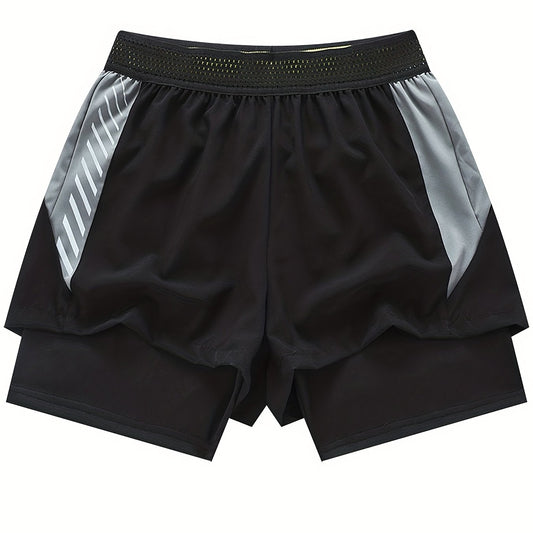 Men's Running Shorts Lightweight Quick Dry Elastic Waistband Shorts