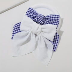 2pcs Bow Decor Hair Clip French Barrette Minimalist Headwear
