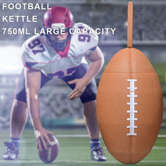 Foldable Rugby Shape Water Cup 750ml Collapsible Bottle