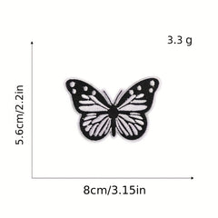 8pcs Cartoon Iron On Patches Sew On Embroidered Applique DIY Crafts For Clothing