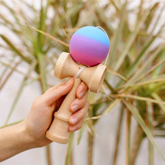 Ombre Wooden Kendama Tri for Balance Reflexes Creativity