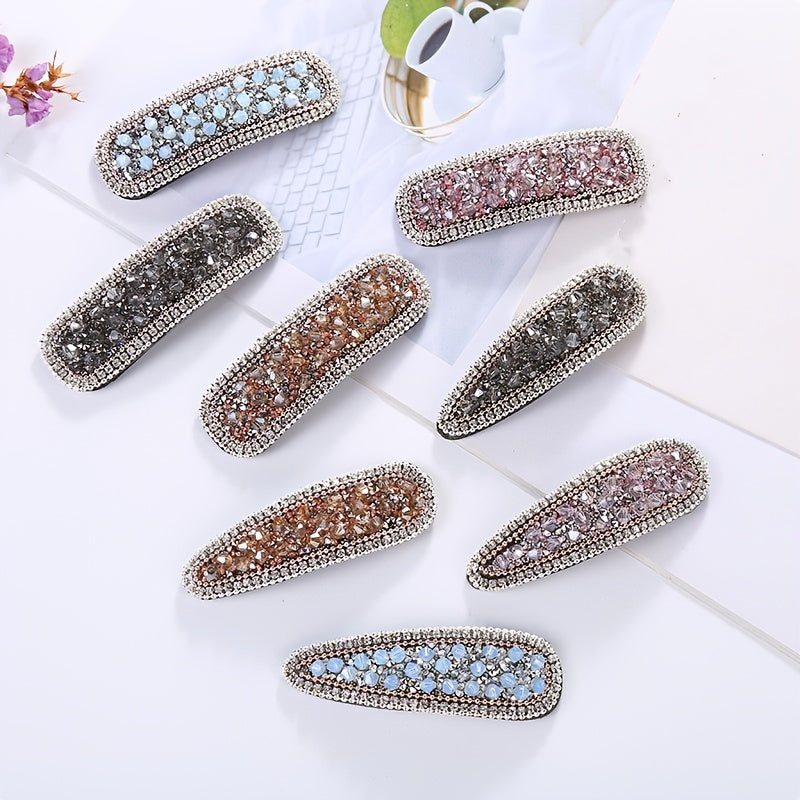 Glitter Rhinestone Hair Clips For Women Hair Barrettes Hair Clip For Women