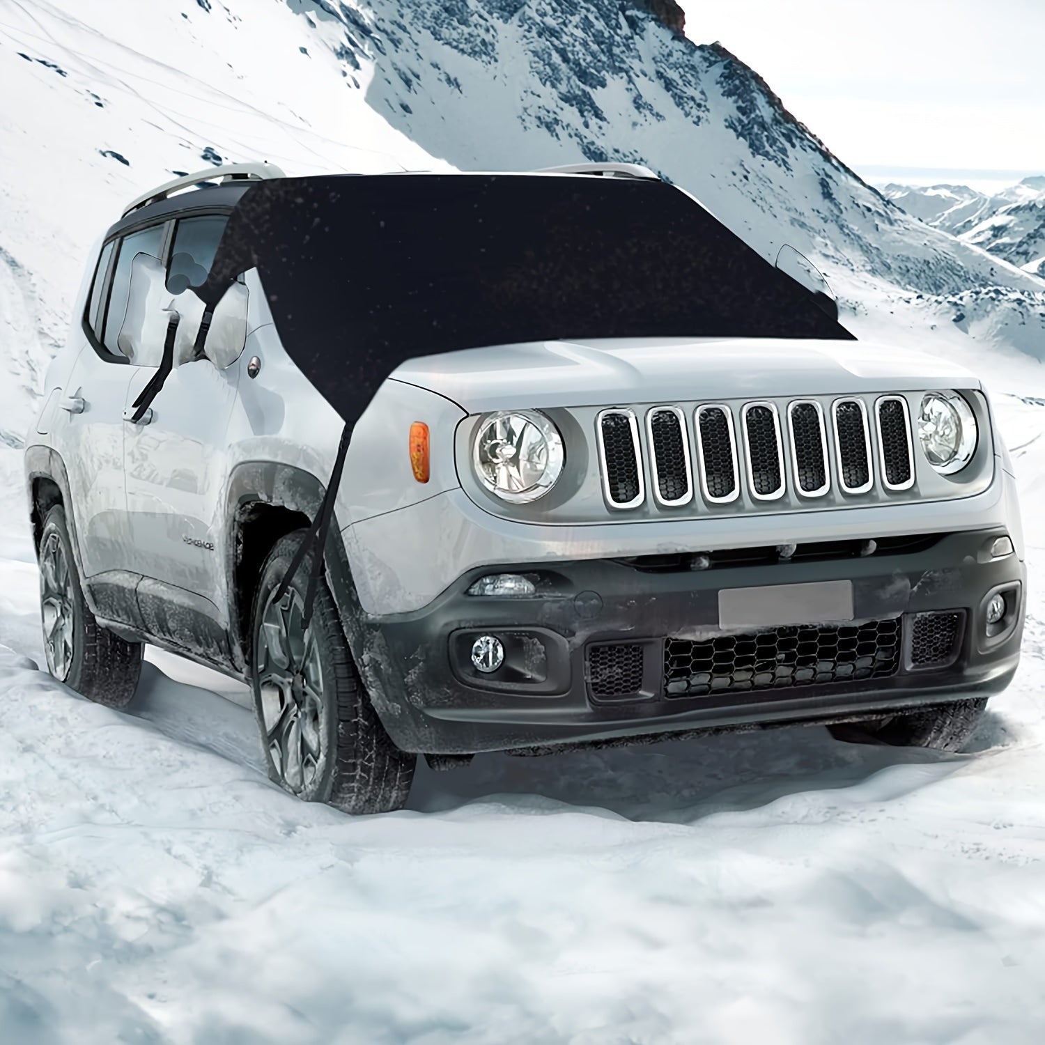 600D Anti-Icing Windshield Cover Waterproof Winter Cover for Cars SUVs Trucks