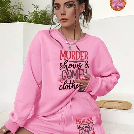  Halloween Women's Sweatshirt & Shorts Set