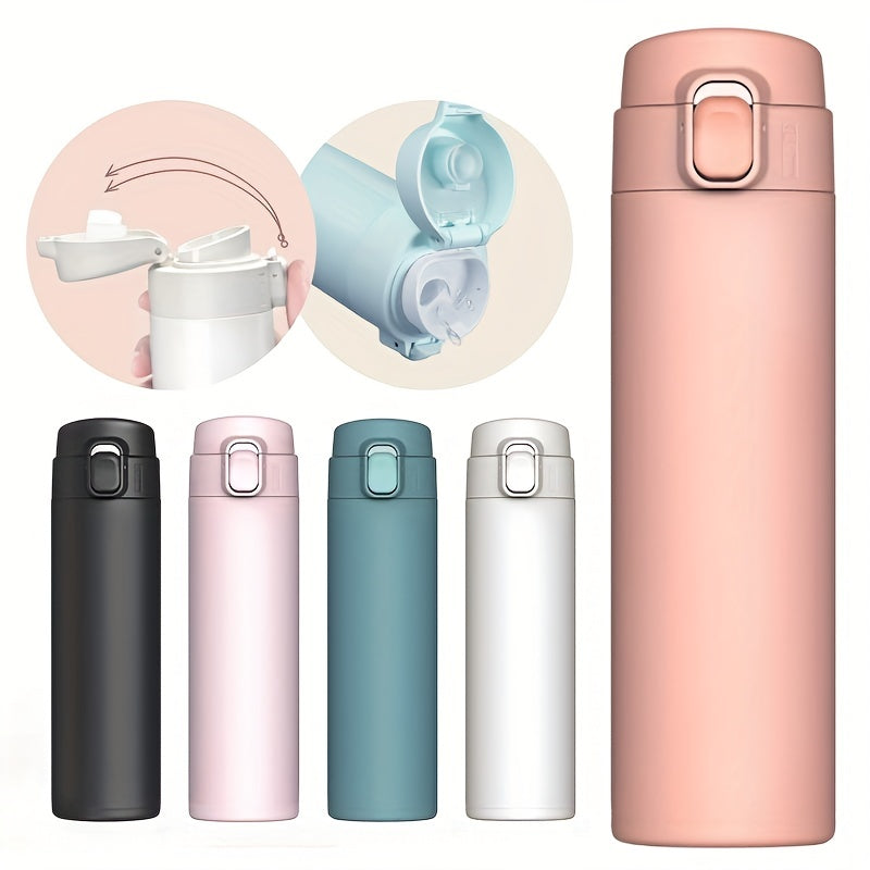 450ml Stainless Steel Insulation Cup Leakproof Water Bottle
