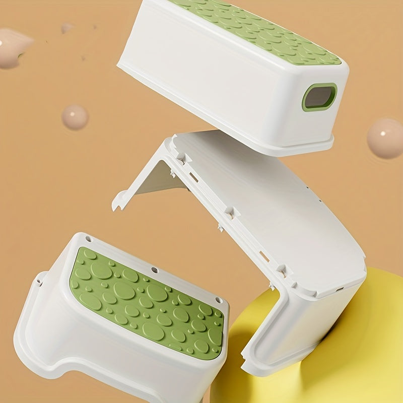Anti Slip 2 Step Stool for Toilet Potty Training Bathroom Safe