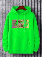 'Los Angeles' Cartoon Print Hoodie for Men