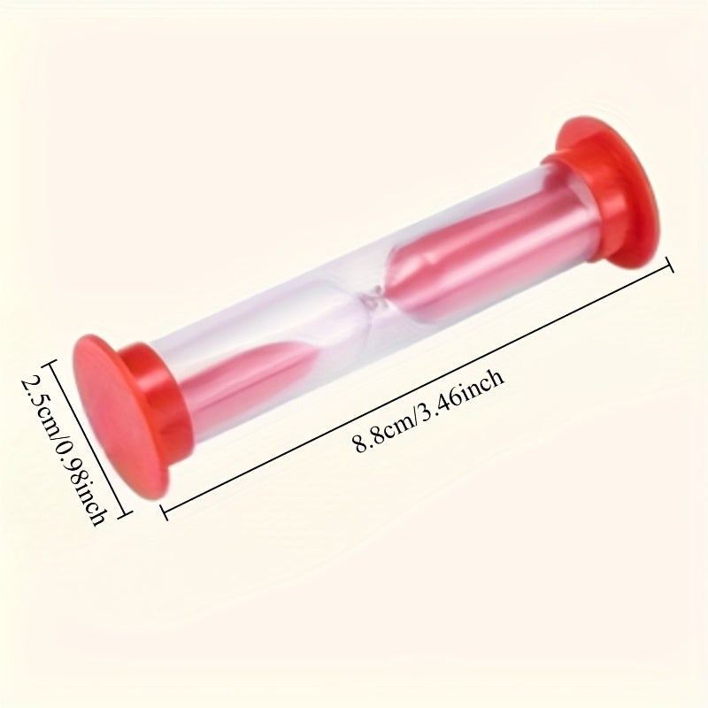 Colorful Sand Timers 3pcs - 1 minute - Home Classroom Office