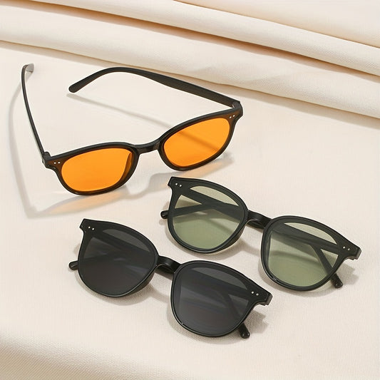 Round Sunglasses Classic Rivet Vintage Retro Shades UV400