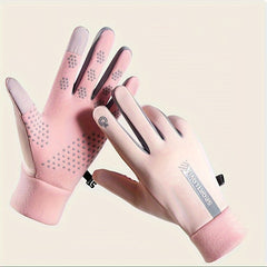 Winter Fitness Gloves Touch Screen Windproof Warm Coldproof Women Men