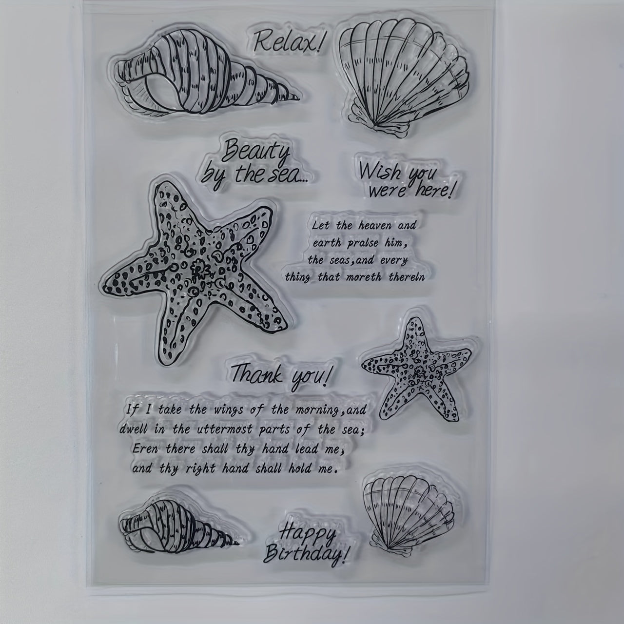 Transparent Stamp DIY Hand Account Summer Navigation