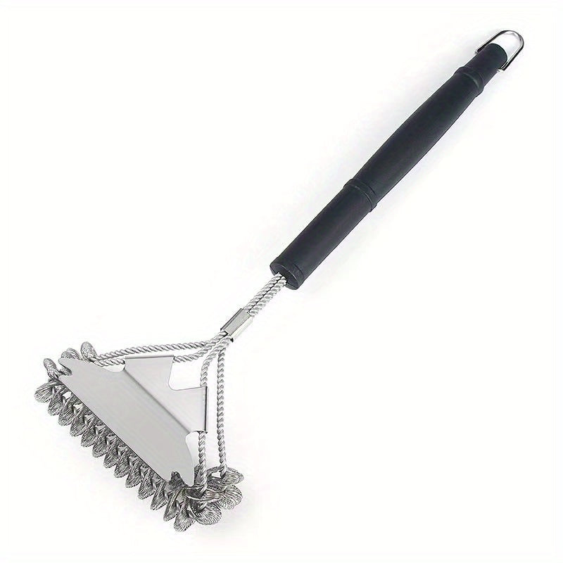 Stainless Steel Grill Scraper BBQ Cleaning Tool Outdoor Picnic BBQ Accessories