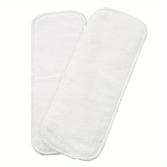 2pcs Washable Diaper Pad 3 Layers Baby Cloth Diaper Ultra Absorbent 35 13