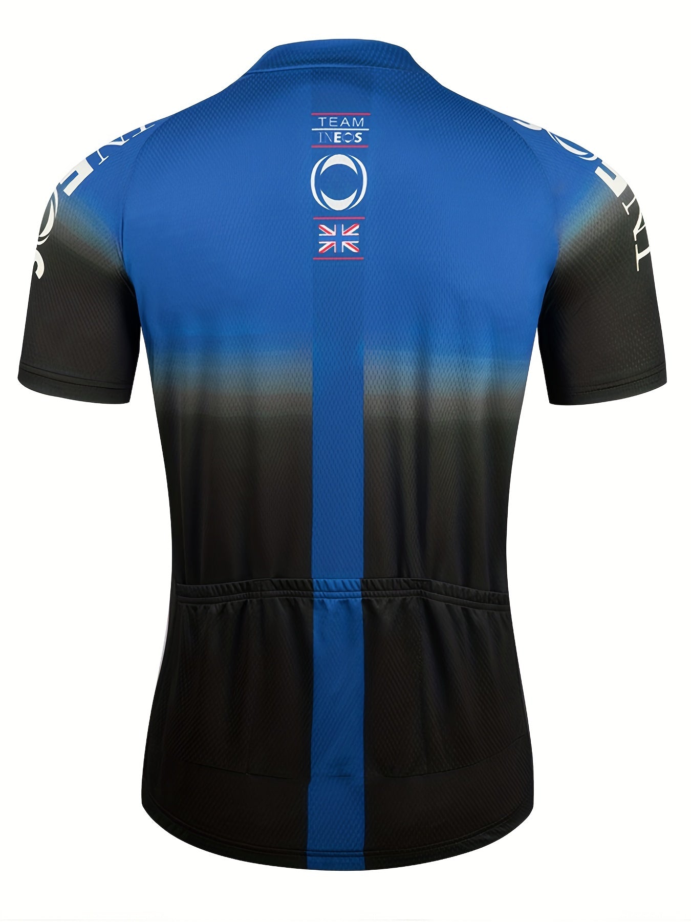 Stylish Gradient Cycling Jersey with Rear Pocket for Men & Women