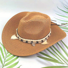 Stripe Paper Straw Hat for Men