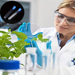 20pcs Disposable Plastic Test Tube Hard Test Tube for Lab Experiment
