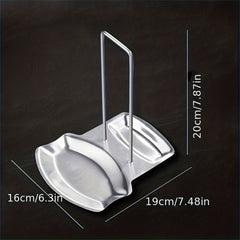 Stainless Steel Lid Rack Stand Spoon Rest