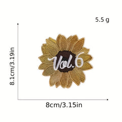 8pcs Cartoon Iron On Patches Sew On Embroidered Applique DIY Crafts For Clothing
