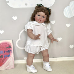 26 Inch Realistic Reborn Doll Soft Vinyl Doll Pippa with Hand Painting