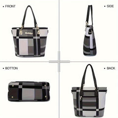 6 Pcs Womens Handbags Tote Bags Shoulder Bag Purses Satchel Bag