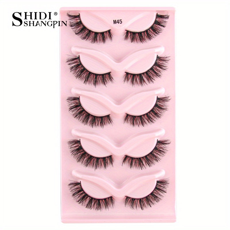 Soft and Fluffy 3D Curling False Eyelashes, Reusable, Natural Look