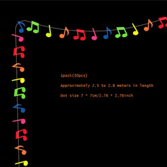 Neon Happy Birthday Banner Glow In The Dark Rainbow Sign