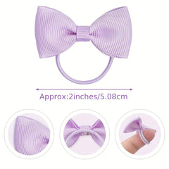 Bowknot Hair Tie Elastic Hair Rings Hair Accessories Children's Gift