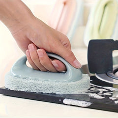 Easy to Use Cleaning Sponge With Handle for Kitchen and Bathroom Cleaning