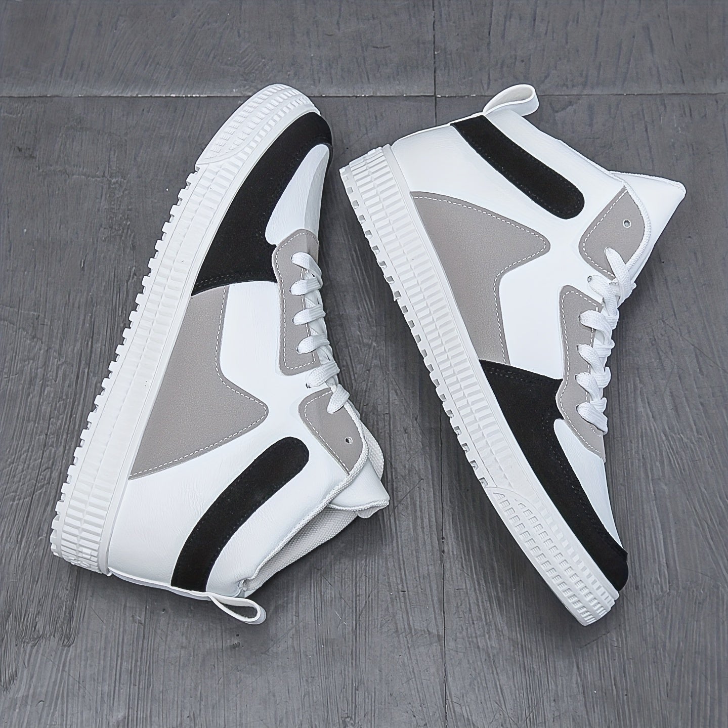 Men's High Top Skate Shoes Casual Anti Skid Sneakers