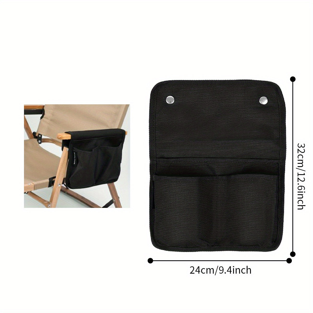 Portable Armrest Storage Bag for Outdoor Camping & Hiking