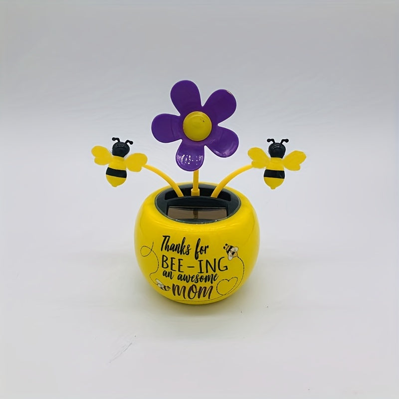 Solar Automatic Swing Solar Flower Car Ornaments