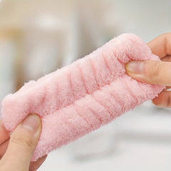 2pcs Reusable Face Wash Wrist Strap Absorbent Skin Friendly