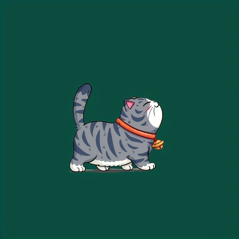 Cartoon Cat Sticker for Cars Motorcycles Water Bottles - Self Adhesive