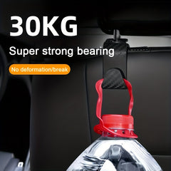 2pcs Car Seat Hooks Save Space Hang Heavy Objects Hide Back Hooks