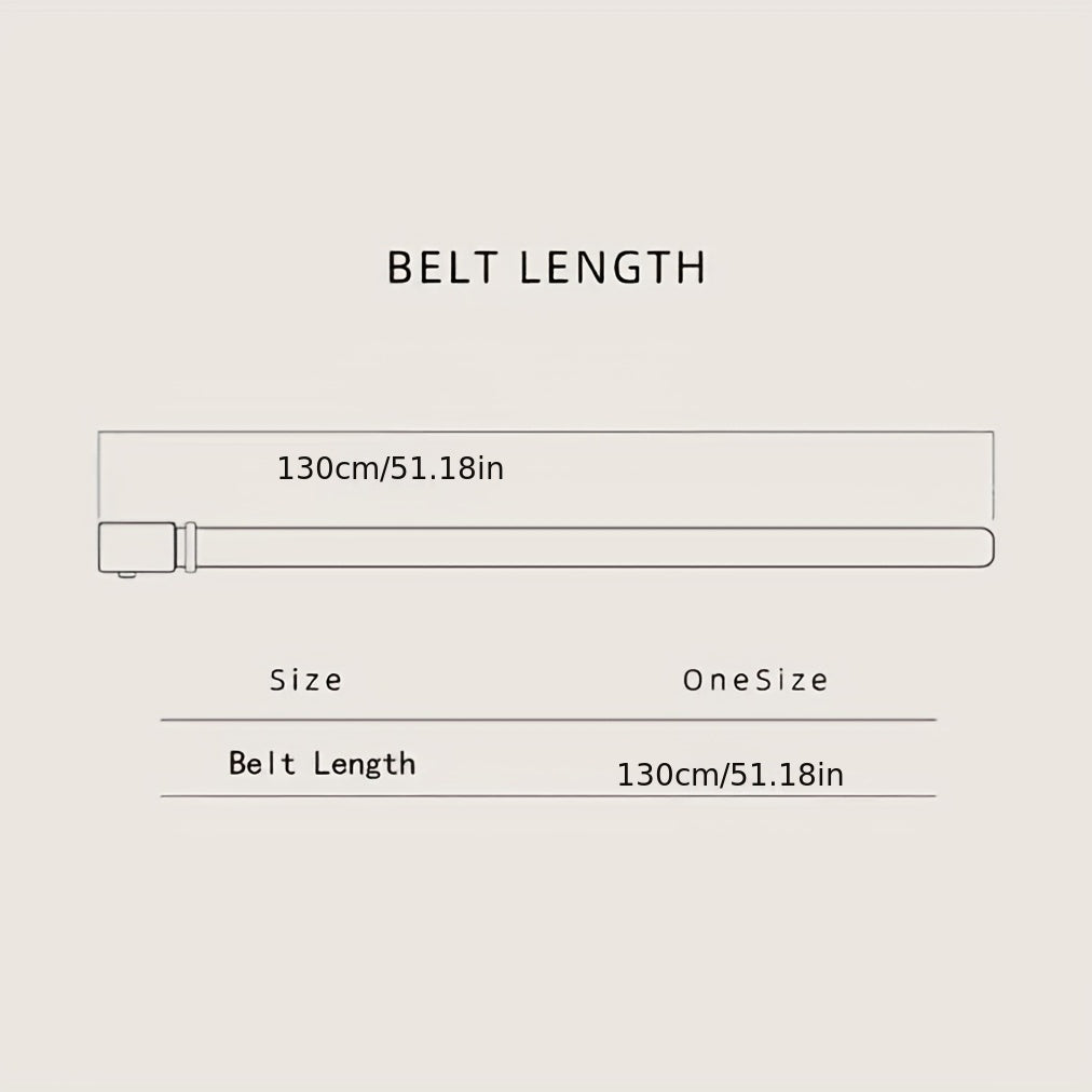 Men's Leather Belt Buckle for Business Pants