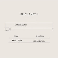 Men's Leather Belt Buckle for Business Pants
